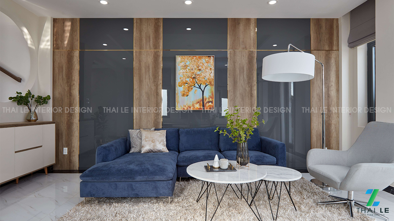 Thi công nội thất nhà phố The Sol City Long An - 300m2